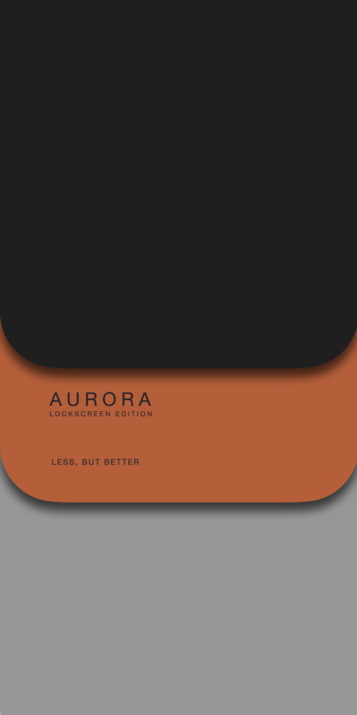 Black and Burnt Orange Minimal Wallpaper