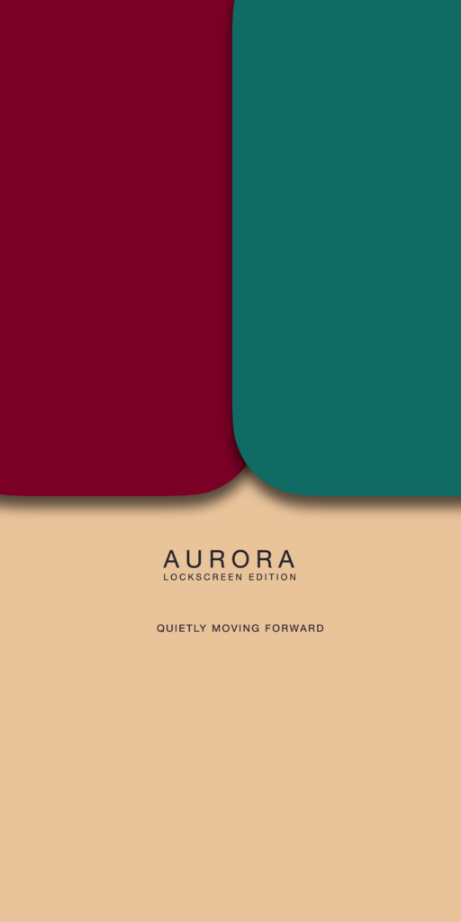 Burgundy and Teal Geometric Wallpaper