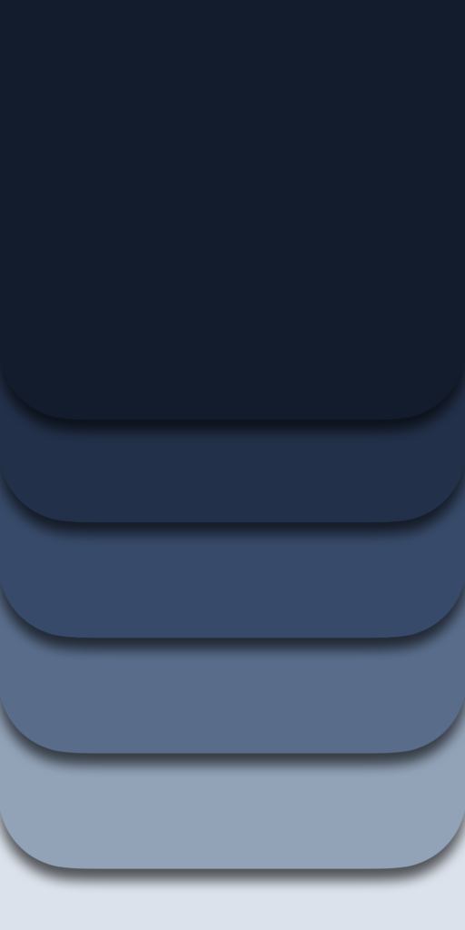 Deep Blue Layered Dark Wallpaper