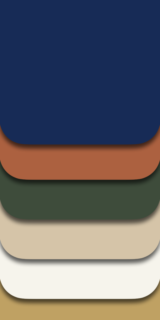 Navy Earth Tone Layered Wallpaper